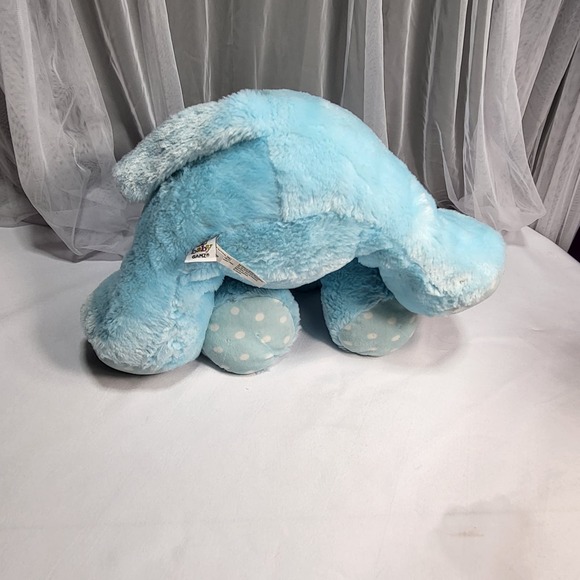 Baby Ganz Sweet Sammie Blue Elephant Polka Dot feet 20inch Stuffed Plush Animal - Picture 8 of 13
